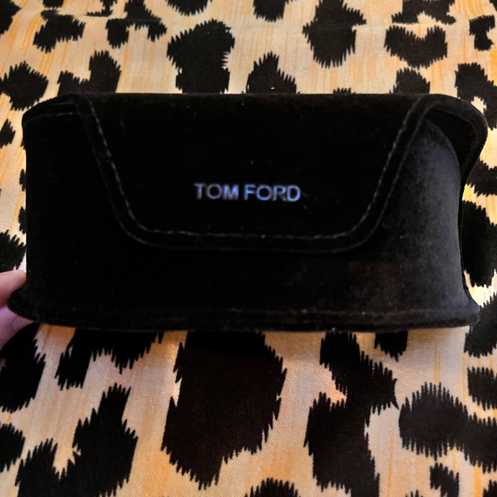 Tom Ford black velvet sunglasses case - never used excellent cond - case only!